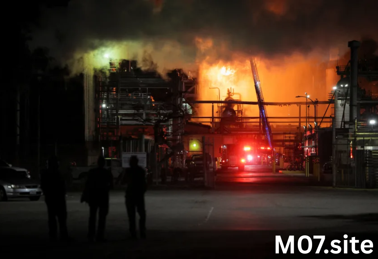 Large Fire Breaks Out at Chevron Refinery Near Los Angeles